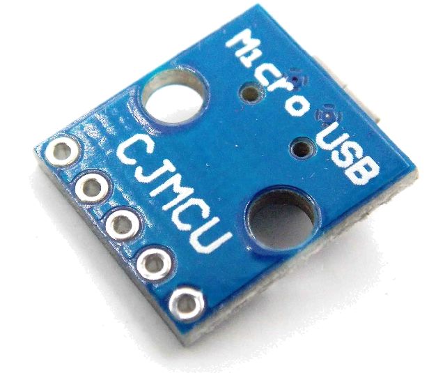Voeding en Interface module USB-micro onderkant schuin